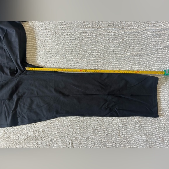 Lands End Starfish Flare Leg Pant Size XL Black Wide Leg Pant Comfy Athleisure - Picture 11 of 11